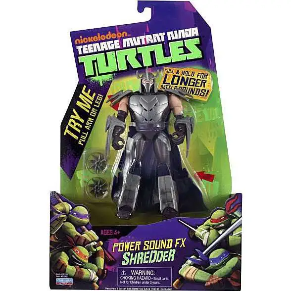 Teenage Mutant Ninja Turtles Nickelodeon Power Sound FX Shredder Action Figure