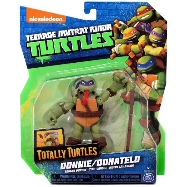 Teenage Mutant Ninja Turtles Nickelodeon Totally Turtles Donnie Action Figure [Tongue Poppin']