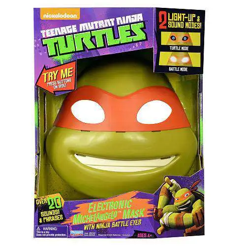 Masque De Rôle Michelangelo – Tortues Ninja Mutant Mayhem – Full-face, Sangle Réglable, Détaillé – Pour Enfants Fans De TMNT
