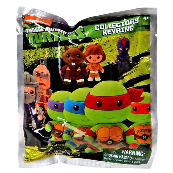 Teenage Mutant Ninja Turtles 3D Figural Keyring TMNT Series 1 Mystery Pack [1 RANDOM Figure]