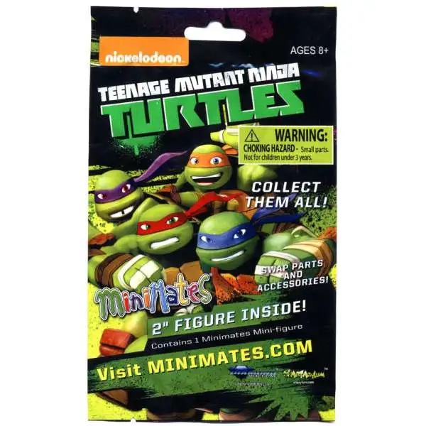 Teenage Mutant Ninja Turtles Nickelodeon Minimates 2-Inch Mystery Pack