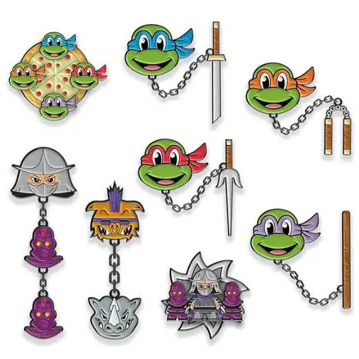 Teenage Mutant Ninja Turtles Interactive Enamel Pin TMNT Box [20 Pins] (Pre-Order ships September)