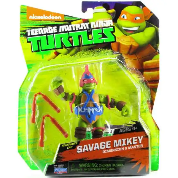 Teenage Mutant Ninja Turtles Nickelodeon Savage Mikey Action Figure [Damaged Package]