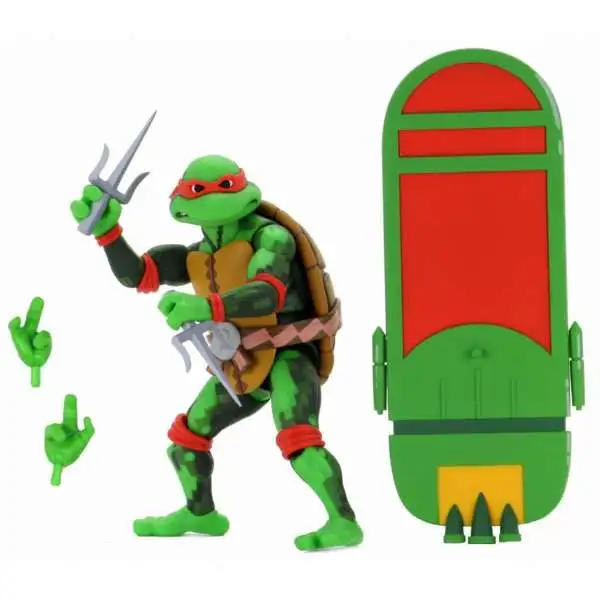 NECA Teenage Mutant Ninja Turtles Turtles in Time Series 2 Raphael Exclusive Action Figure