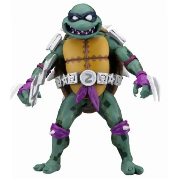 NECA TMNT(Cartoon) Crooked Ninja Turtle Gang and Rock Soldier Action Figure  - SIGNED with TMNT Headsketch