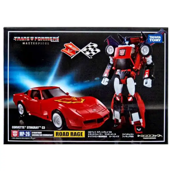 Transformers Japanese Masterpiece Collection Road Rage Action Figure MP-26 [Corvette Stingray C3]