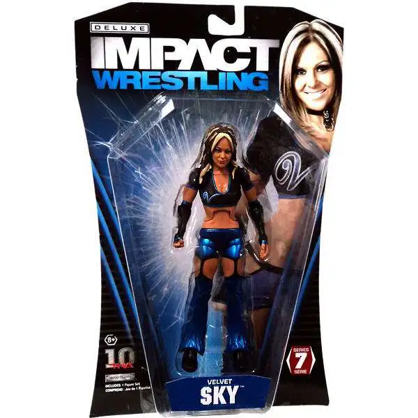 TNA Wrestling Deluxe Impact Series 7 Velvet Sky Action Figure [Damaged Package]