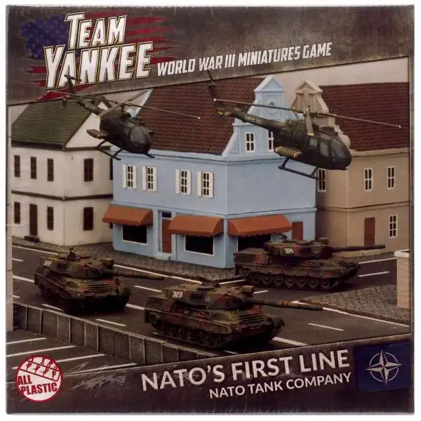 Team Yankee NATO's First Line Miniature [NATO Tank Company]