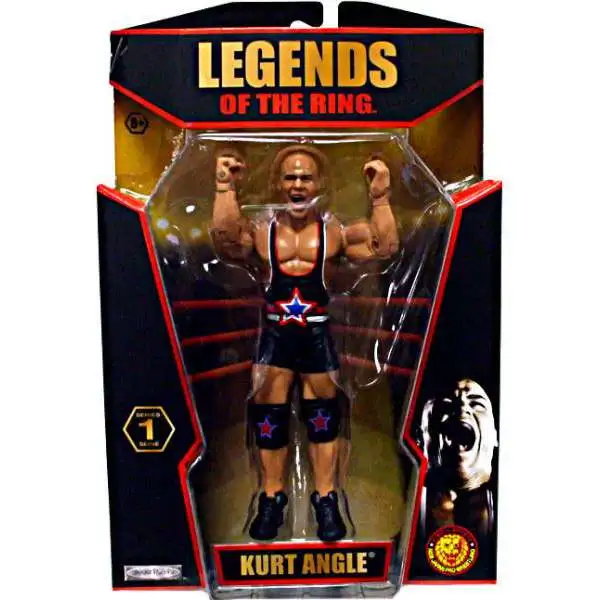 TNA Wrestling Legends of the Ring Series 1 Kurt Angle Action Figure [Damaged Package]