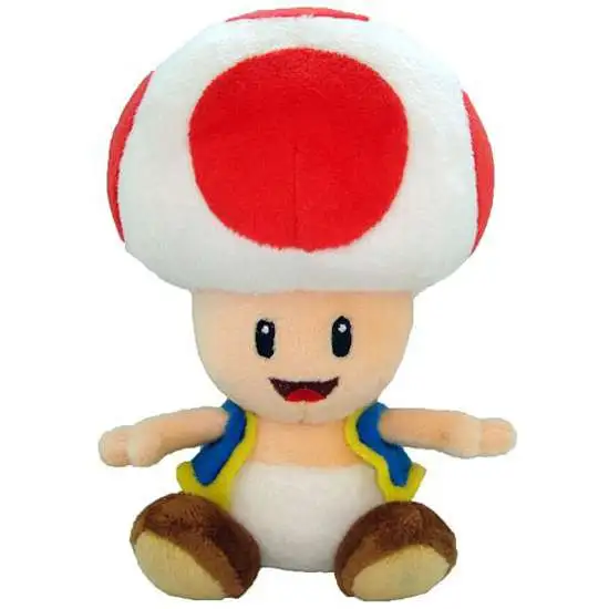 Super Mario Toad 8-Inch Plush