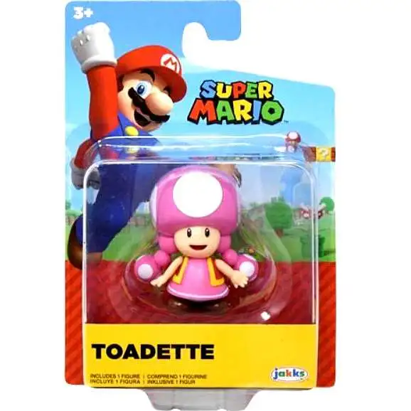 World of Nintendo Super Mario Toadette 2.5-Inch Mini Figure