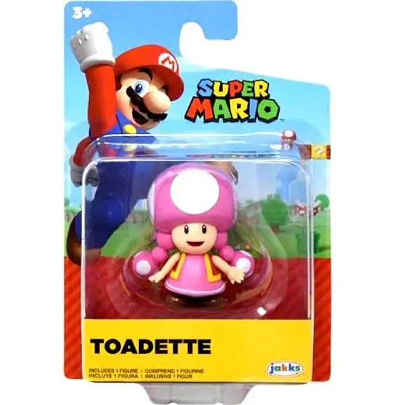 World of Nintendo Super Mario Toadette 2.5-Inch Mini Figure [Loose]