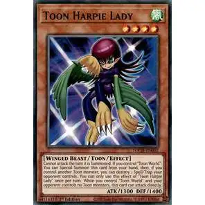 YuGiOh Toon Chaos Super Rare Toon Harpie Lady TOCH-EN002