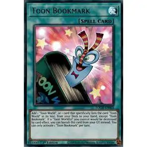 YuGiOh Toon Chaos Ultra Rare Toon Bookmark TOCH-EN003