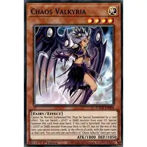 YuGiOh Toon Chaos Super Rare Chaos Valkyria TOCH-EN008