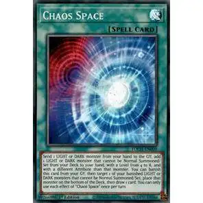 YuGiOh Toon Chaos Super Rare Chaos Space TOCH-EN009
