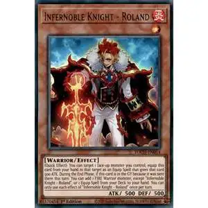 YuGiOh Toon Chaos Ultra Rare Infernoble Knight - Roland TOCH-EN014