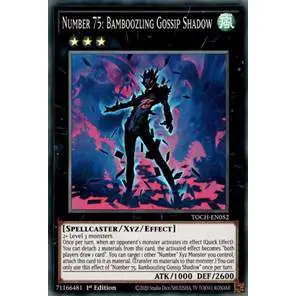 YuGiOh Toon Chaos Super Rare Number 75: Bamboozling Gossip Shadow TOCH-EN052