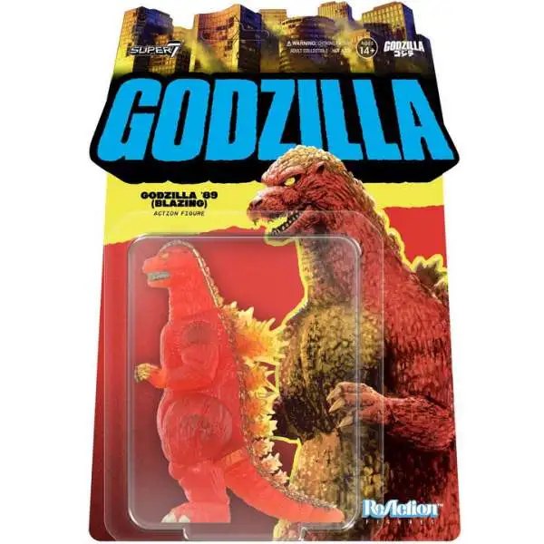 ReAction TOHO Godzilla '89 Action Figure [Blazing]