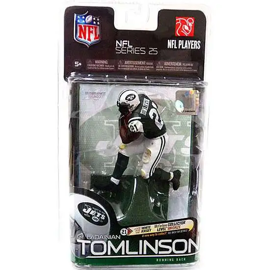McFarlane Toys NFL New York Jets Sports Picks Football Series 25 LaDainian Tomlinson Action Figure [Green Jersey]