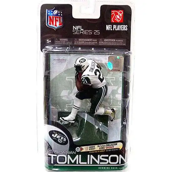 McFarlane Toys NFL New York Jets Sports Picks Football Series 25 LaDainian Tomlinson Action Figure [White Jersey]