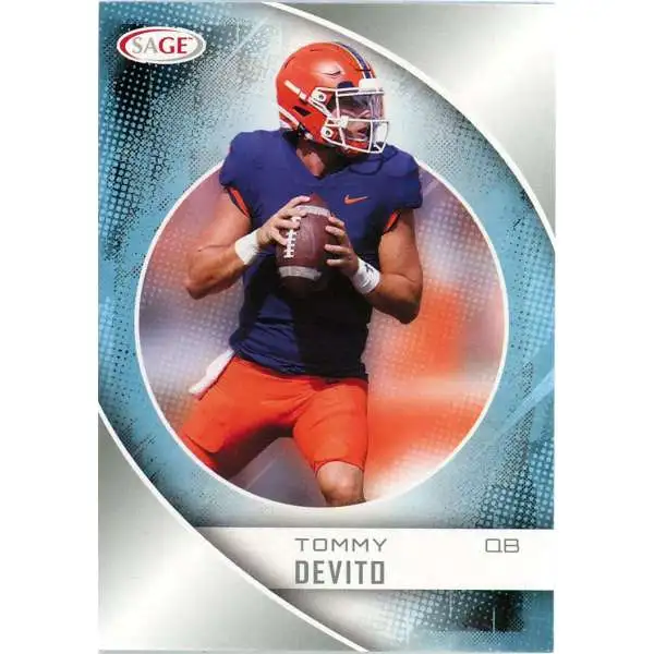 NFL Illinois Fighting Illini 2023 Sage Silver Tommy Devito #72 [Rookie]