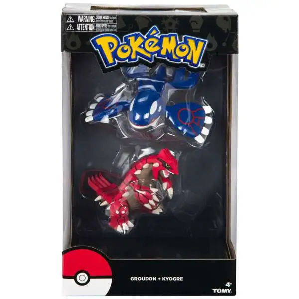 Pokemon Groudon & Kyogre 4-Inch Figure 2 Pack