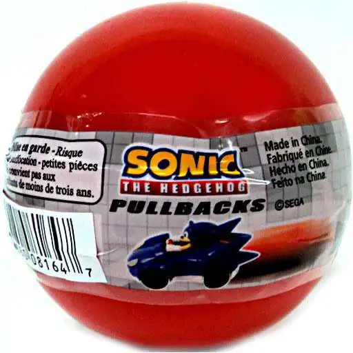 Sonic The Hedgehog Gacha Blind Pack Pull Back Car [Red Bubble]