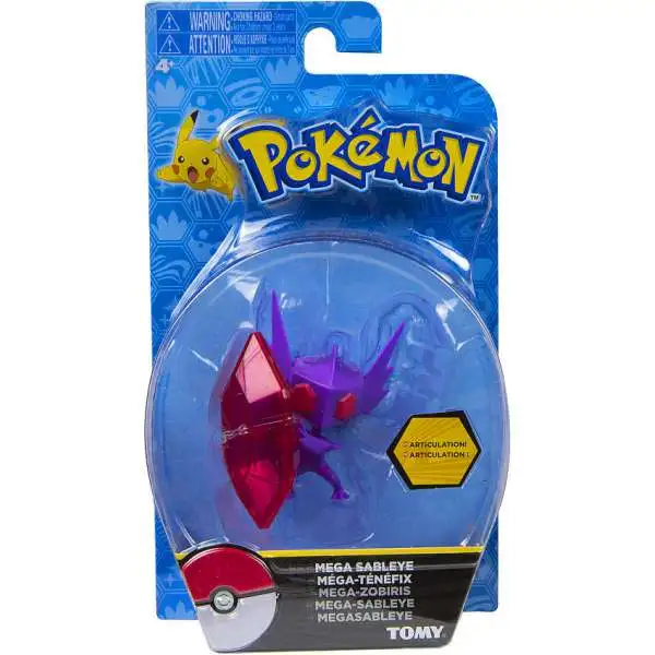 Pokemon Action Pose Mega Sableye 3-Inch Mini Figure