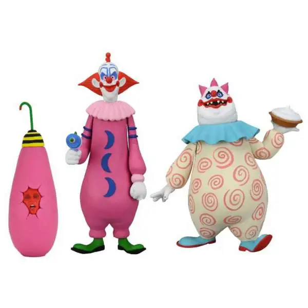 NECA Killer Klowns From Outer Space Toony Terrors Slim & Chubby Action Figure 2-Pack