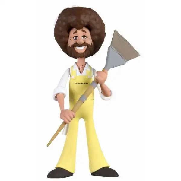 NECA Toony Classics Bob Ross Action Figure [Overalls]
