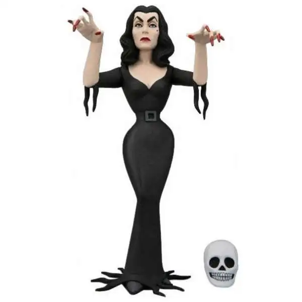 NECA Toony Terrors Series 8 Vampira Action Figure [with Skull]
