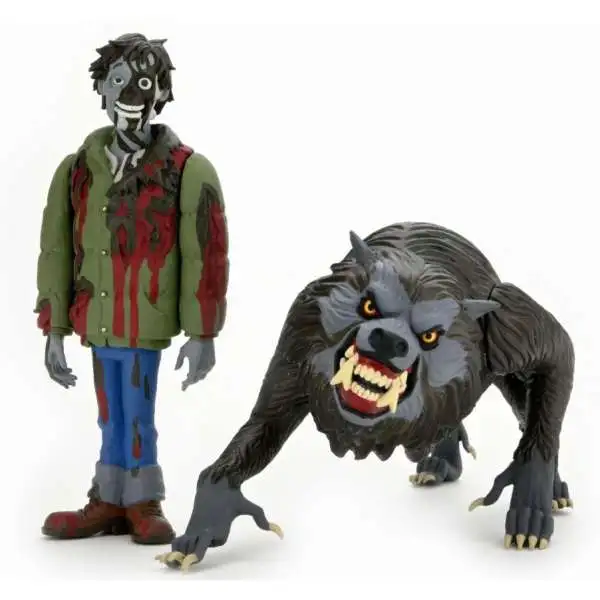 NECA American Werewolf in London Toony Terrors Jack & Kessler Wolf Action Figure 2-Pack
