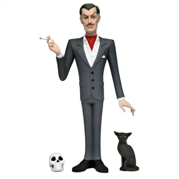 NECA Toony Terrors Series 9 Vincent Price Action Figure [with Cat & Skull]