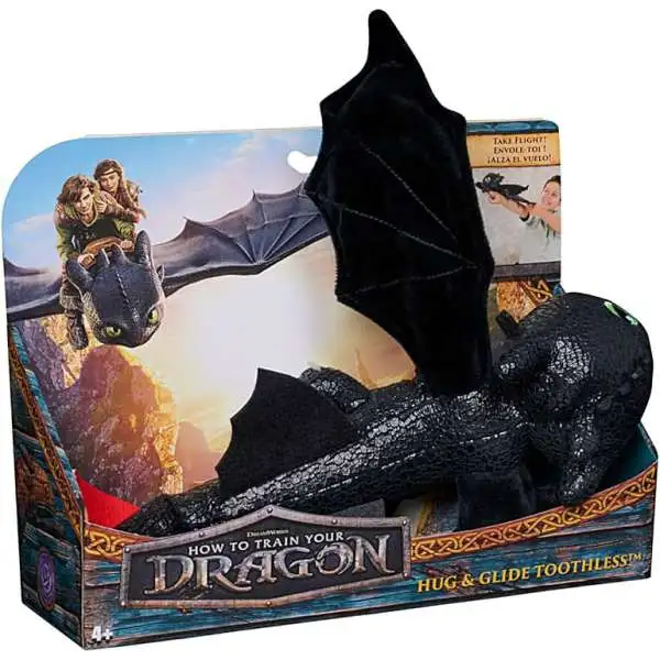 How to Train Your Dragon 2025 Movie Hug & Glide Toothless 12-Inch Plush
