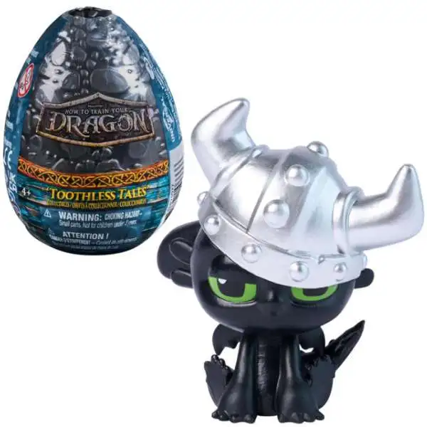 How to Train Your Dragon Toothless Tales Collectible Mini Figure 2-Inch Egg Mystery Pack [1 RANDOM Figure]