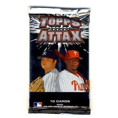 MLB Trading Card Game 2009 Attax Baseball Booster Pack [10 Cards]