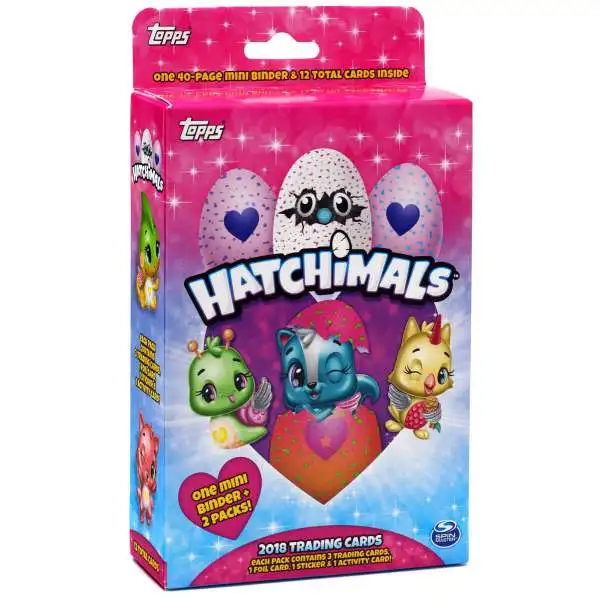 Hatchimals Topps 2018 Trading Card HANGER Box [12 Cards]