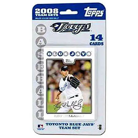 MLB 2008 Baseball Toronto Blue Jays Trading Card Team Set