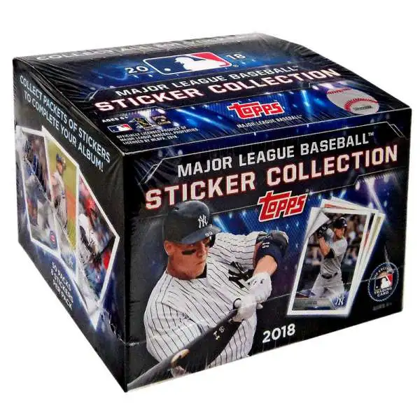 MLB Topps 2018 Baseball Sticker Collection Box [50 Packs]