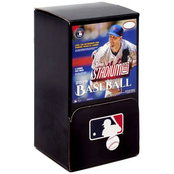 MLB Topps 2019 Stadium Club Baseball Trading Card GRAVITY FEED Box [24 Packs]