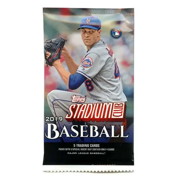 MLB Topps 2019 Stadium Club Baseball Trading Card Pack [5 Cards]