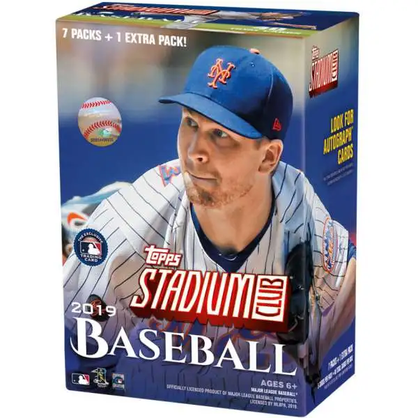 MLB Topps 2019 Stadium Club Baseball Trading Card BLASTER Box [8 Packs]