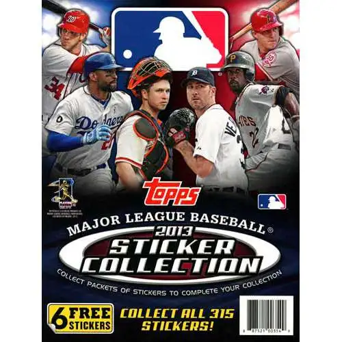 MLB Topps 2013 Baseball Sticker Collection Album