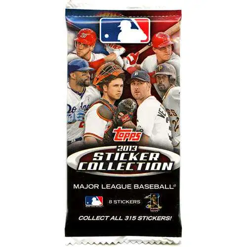 MLB Topps 2013 Baseball Sticker Collection Pack