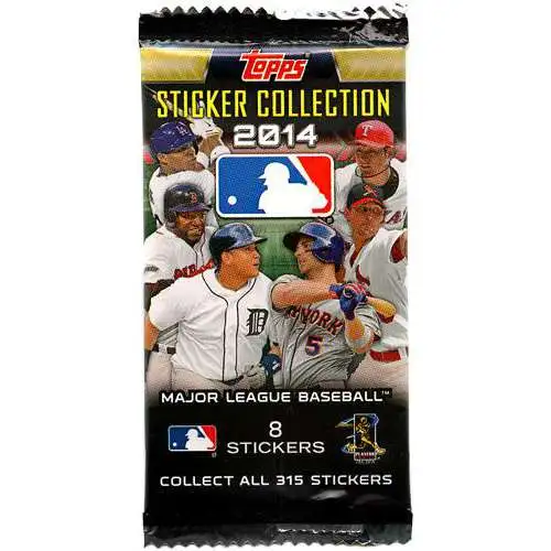 MLB Topps 2014 Baseball Sticker Collection Pack [8 Stickers!]