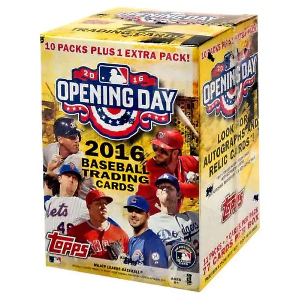 MLB Topps 2016 Opening Day Baseball Trading Card BLASTER Box [11 Packs]