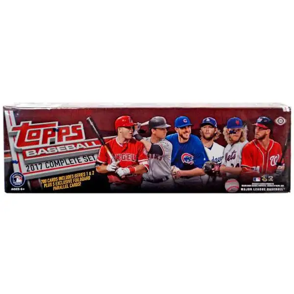MLB Topps 2017 Baseball Trading Card HOBBY Set [700 Cards, Plus 5 Exclusive Parallel Cards!]