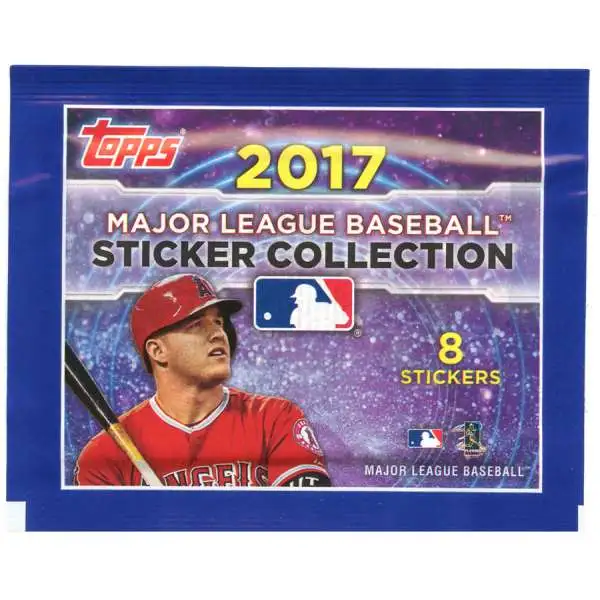 MLB Topps 2017 Baseball Sticker Collection Pack