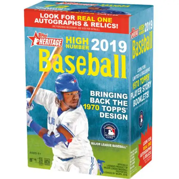 MLB Topps 2019 Heritage High Number Baseball Trading Card BLASTER Box [8 Packs]